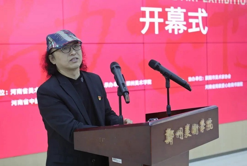 励志丹青——刘德山美术作品展在郑州美术学院举行