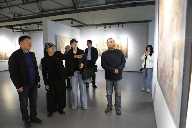励志丹青——刘德山美术作品展在郑州美术学院举行