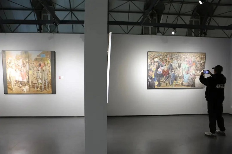 励志丹青——刘德山美术作品展在郑州美术学院举行