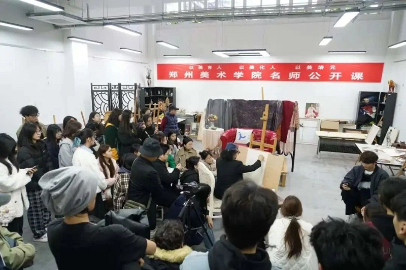 励志丹青——刘德山美术作品展在郑州美术学院举行