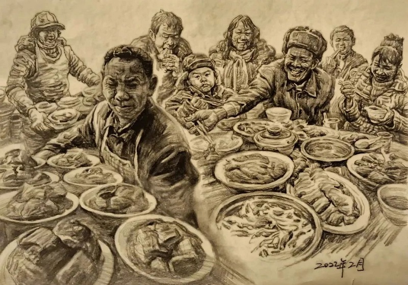 励志丹青——刘德山美术作品展在郑州美术学院举行