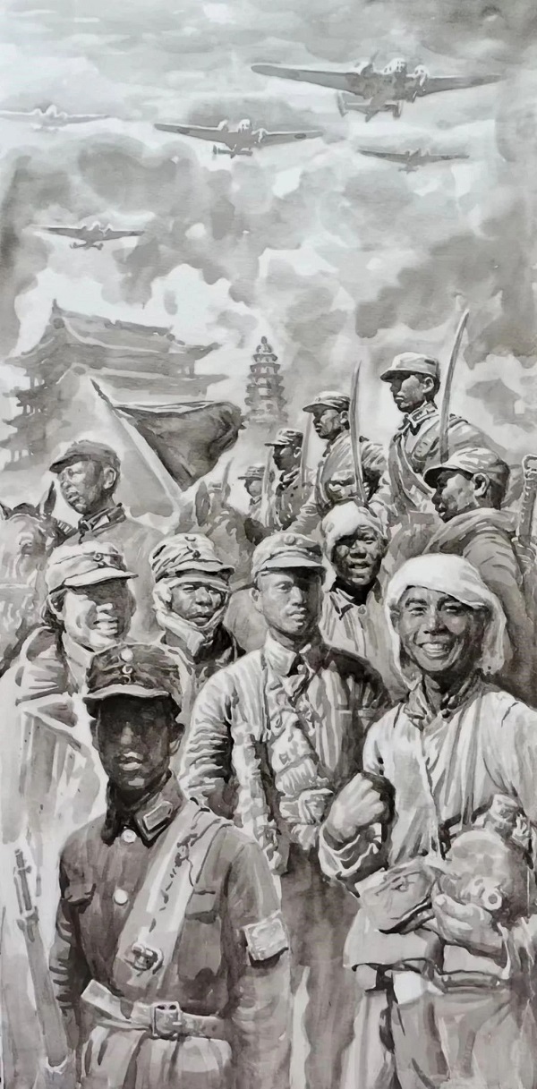 励志丹青——刘德山美术作品展在郑州美术学院举行