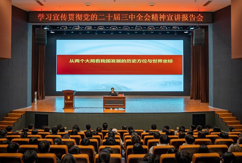 学习贯彻党的二十届三中全会精神省委教育工委宣讲团成员走进郑州美术学院