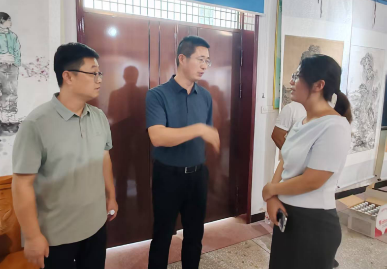翰墨润中原赋能乡村美育丨我校与温县举行共建大学生社会实践基地揭牌仪式 图片