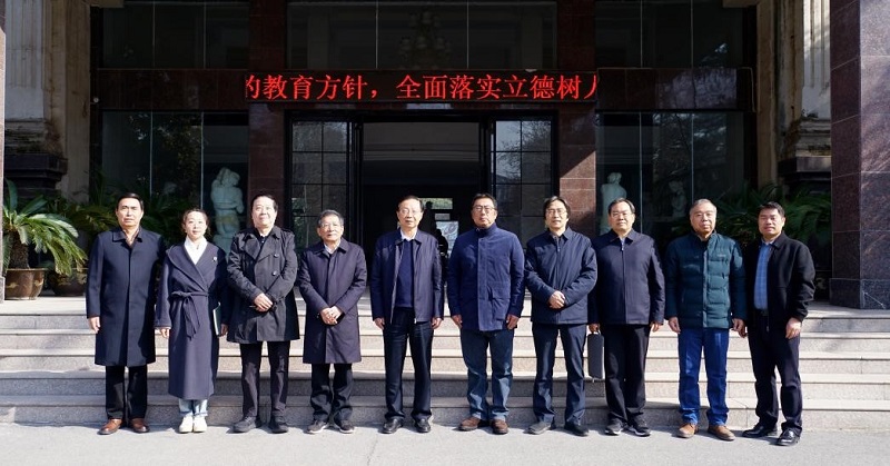 河南省政协原副主席高体健一行莅临我校调研指导工作