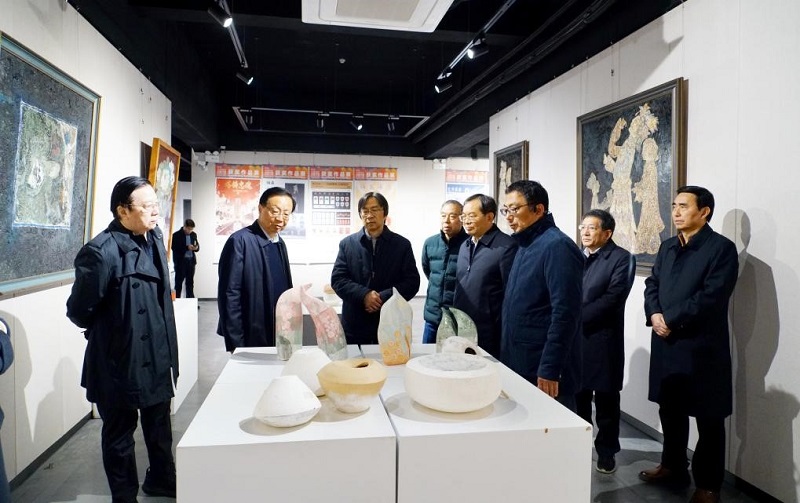 河南省政协原副主席高体健一行莅临我校调研指导工作