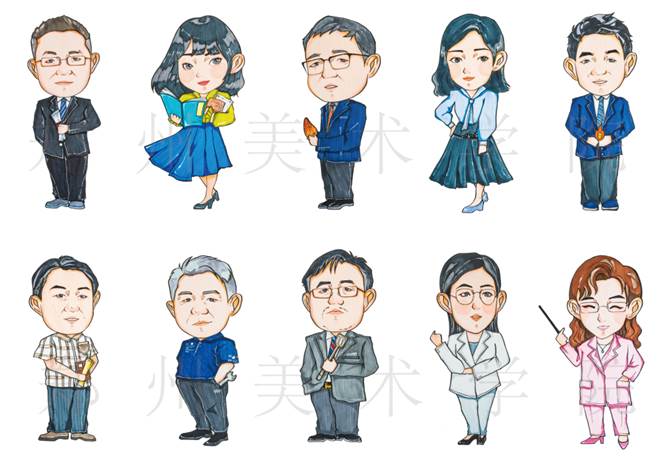 郑州美术学院师生创作河南最美教师肖像画