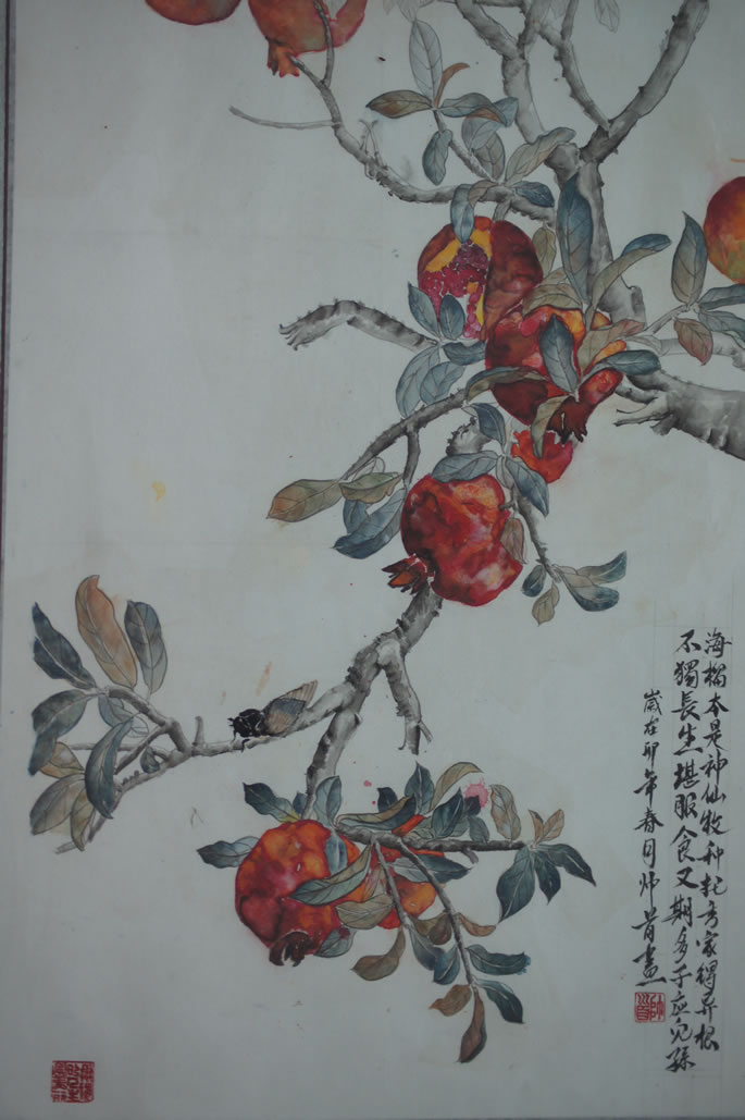 我院2010级学生举办中国画作品展 我院2010级学生举办中国画作品展