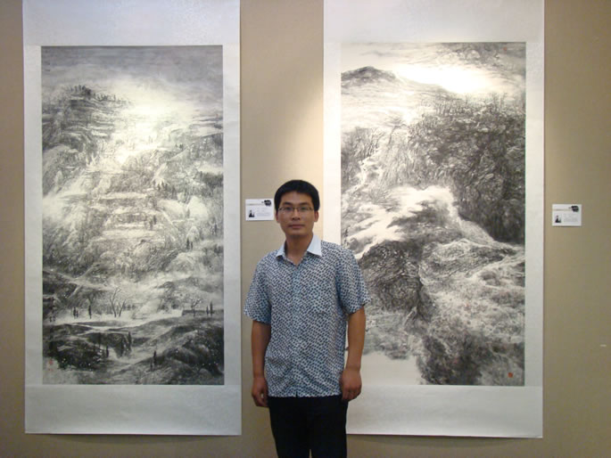 我院青年教师陶振兴作品入选河南省青年精英山水画展 我院青年教师陶振兴作品入选河南省青年精英山水画展