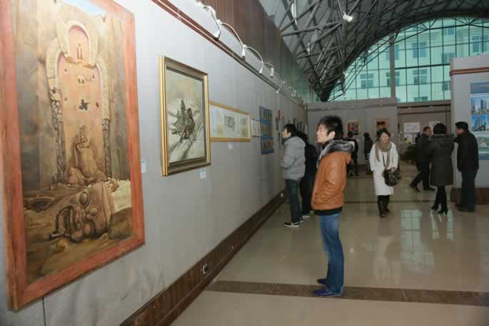 我院成功举办第四届教师作品展 我院成功举办第四届教师作品展