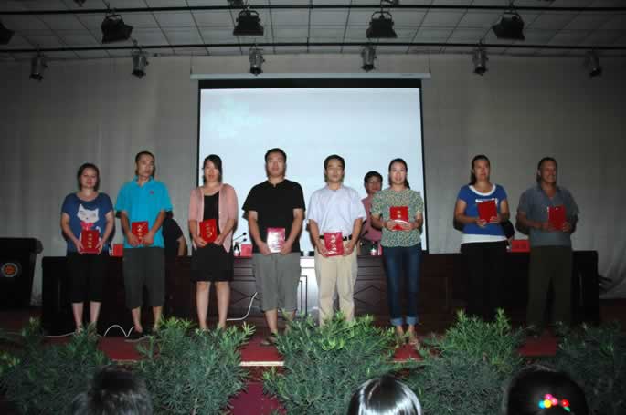 院举行2012—2013学年第一学期期初全体教职工大会