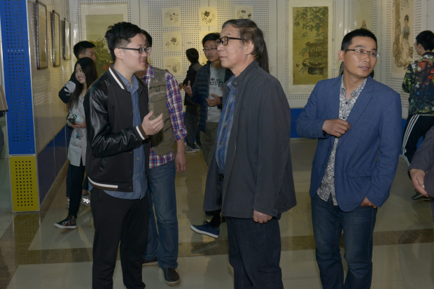 我院绘画专业学生中国画个人展今开幕 我院绘画专业学生中国画个人展今开幕