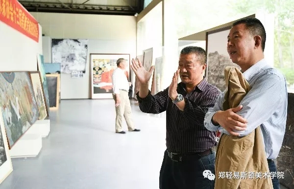 河南省美协专家团莅临我院指导备战第十三届全国美展工作 河南省美协专家团莅临我院指导备战第十三届全国美展工作